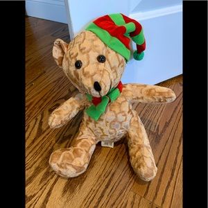 10.5" CHRISTMAS BEAR PLUSH-by RINCO